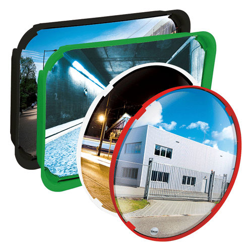 Specchio convesso - 913 - Vialux - rotondo / rettangolare / in Polymir®
