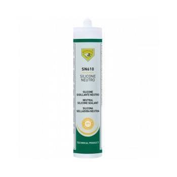 Colla-mastice silicone - SN610 - SILICONE NEUTRO - ECO SERVICE SRL - monocomponente / in neutro / elastica