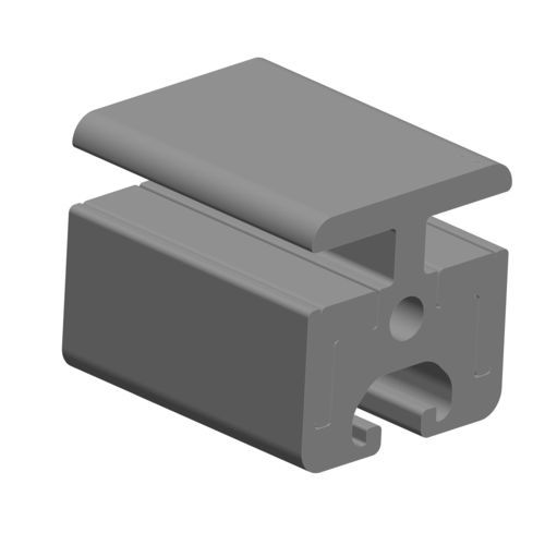 Profilo in alluminio - 1100097 - ALLFEST GMBH - con scanalature / per telai / ad uso industriale