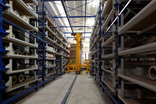 Sistema di stoccaggio e movimentazione automatico - GLOBE - METALMECCANICA SPAGGIARI S.R.L.