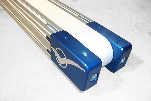 Nastro trasportatore in plastica - ALIVIBRO SRL - industriale / bianco