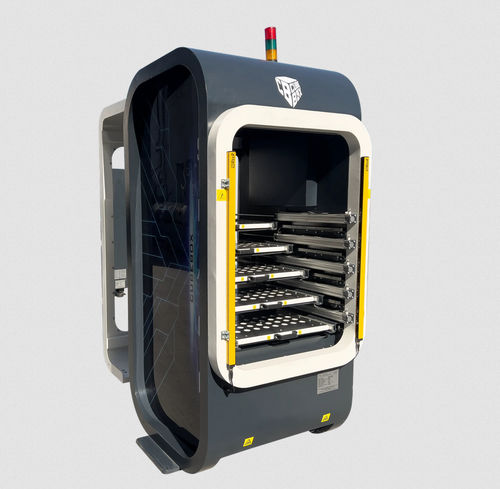 Sistema di stoccaggio automatico verticale - CubeBOX - Tezmaksan Robot Technologies - per pezzi piccoli