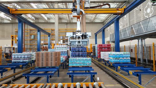 Pallettizzatore cartesiano - UTECO CONTEC SRL - robotizzato / di posizionamento / con impugnatura