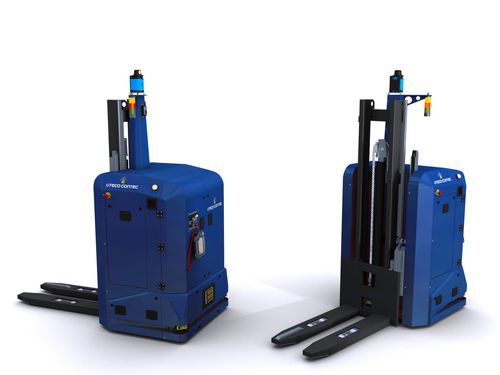 Carrello elevatore a guida automatica - UTECO CONTEC SRL - elettrico / di precisione