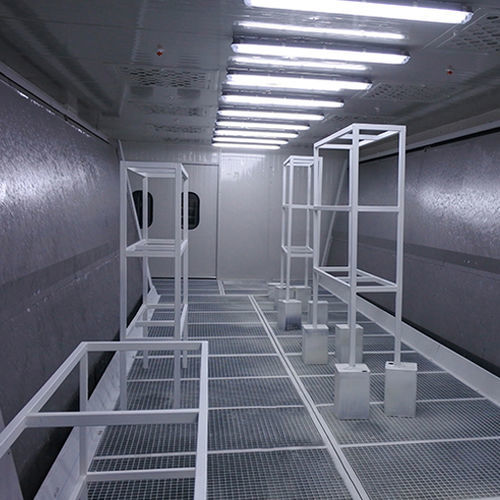 Cabina di verniciatura chiusa - Karabudak Mühendislik Makine İmalat Sanayi Ltd. Şti - per pezzi di ricambio / per l'industria del legno / a velo d'acqua