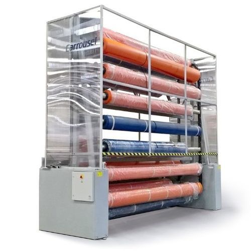 Magazzino rotante verticale - 10 A - OTEMAN - Advanced Cutting Technology SAU - per rotoli / per tessuti in rotoli