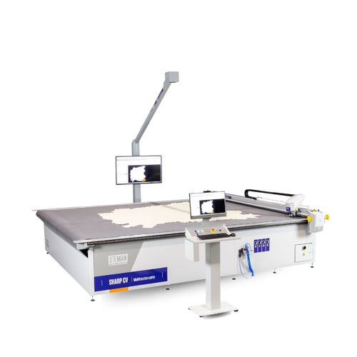 Macchina da taglio a lama - Sharp CV - Leather - OTEMAN - Advanced Cutting Technology SAU - per cuoio / per cassette istologiche / CNC