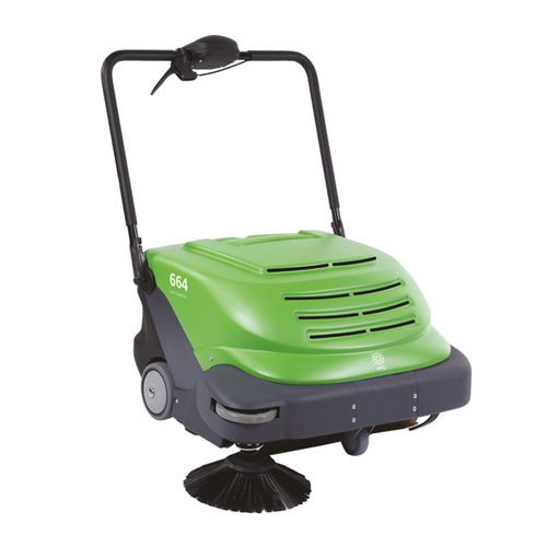 Spazzatrice uomo a terra - 664 B PACK - ICA - a batteria / da esterno / con una spazzola