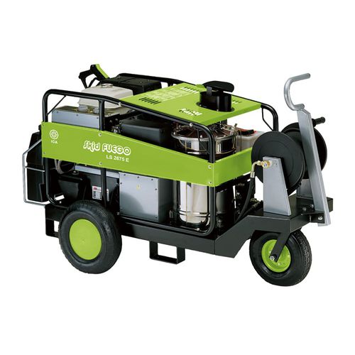 Idropulitrice ad acqua calda - SKID FUEGO 180/18 - ICA - con motore a benzina / mobile / per carrello elevatore