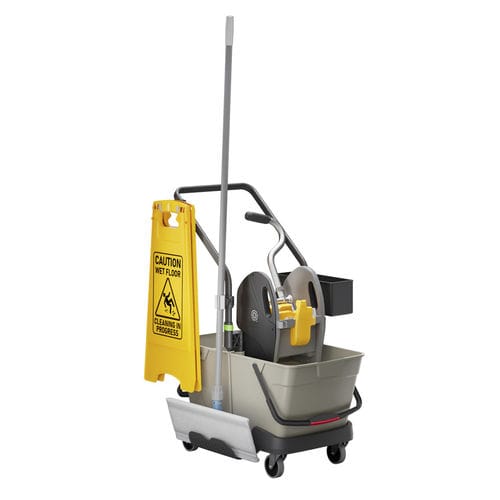 Carrello di pulizia - Motto - ICA - compatto / ergonomico / doppio