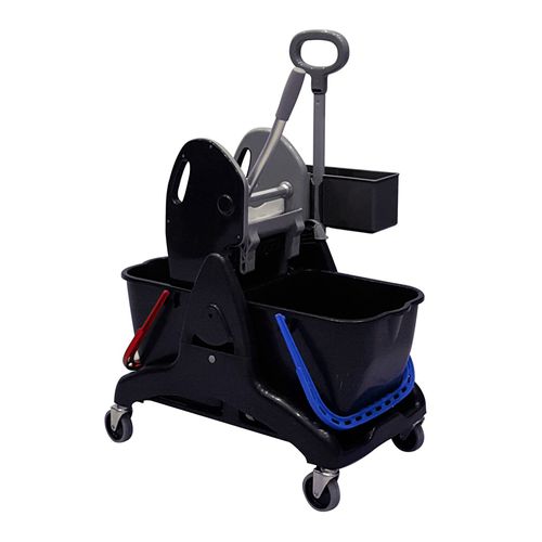 Carrello di pulizia - ICA - in polipropilene / con ripiano / per rotoli