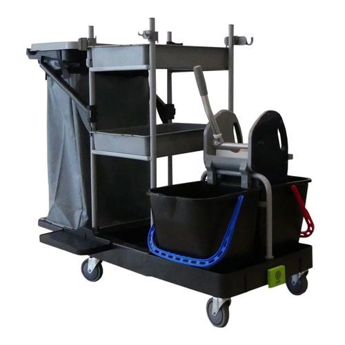 Carrello per la raccolta multiuso - CARR00721_0099 - ICA - per rifiuti / in plastica / con ripiano