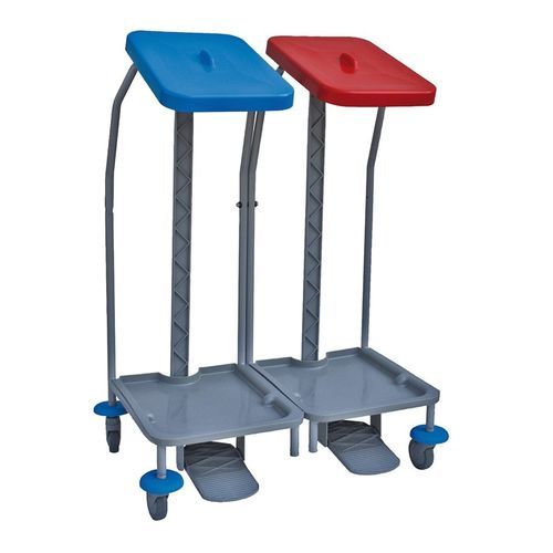 Carrello per la raccolta per biancheria - E 276308PTS - ICA - con pedale / in plastica / con coperchio
