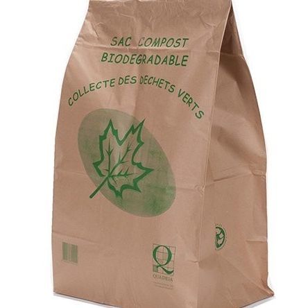 Sacco biodegradabile - QUADRIA - di carta