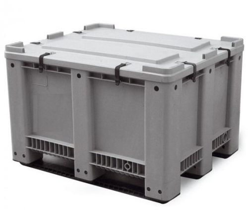Cassa-pallet in HDPE - QUADRIA - da trasporto / per raccolta differenziata / a tenuta stagna