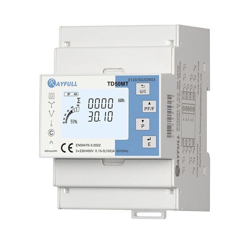 Contatore di energia elettrica certificato MID - TD50MT - Rayfull Electric Technology(Zhejiang)Co., Ltd. - trifase / su guida DIN / RS-485