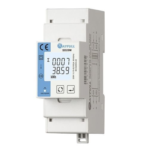 Contatore di energia elettrica multifunzione - SD20M - Rayfull Electric Technology(Zhejiang)Co., Ltd. - monofase / su guida DIN / RS-485