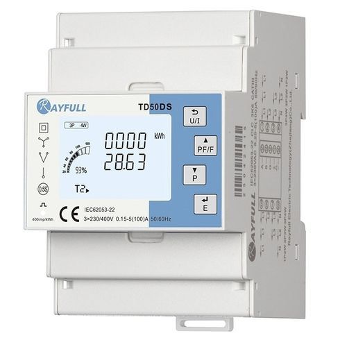 Contatore di energia elettrica multifunzione - TD50DS - Rayfull Electric Technology(Zhejiang)Co., Ltd. - trifase / su guida DIN / RS-485