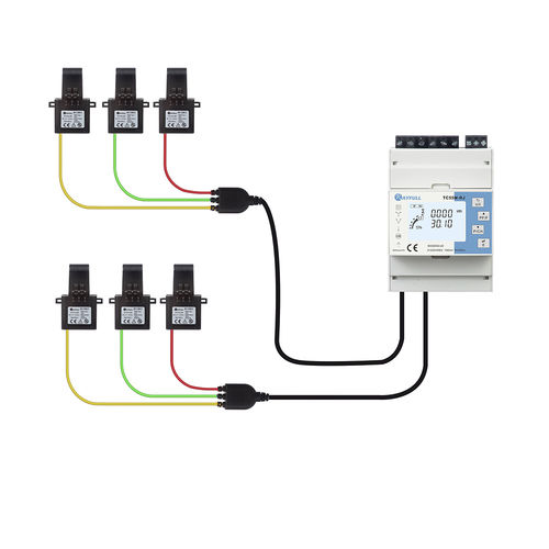 Contatore di energia elettrica trifase - TC55M-RJ-2 NON-MID - Rayfull Electric Technology(Zhejiang)Co., Ltd. - Modbus / con display LCD / multicircuito