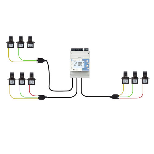 Contatore di energia elettrica trifase - TC55M-RJ-3 NON-MID - Rayfull Electric Technology(Zhejiang)Co., Ltd. - Modbus / con display LCD / multicircuito