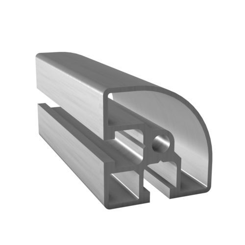 Profilo in alluminio anodizzato - B0940 - trimat srl - con scanalature / ad arco / ad uso industriale