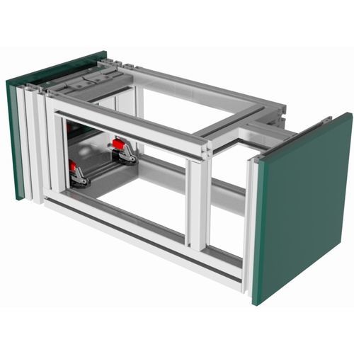 Telaio e carter per macchina in profilato di alluminio - 521011 - trimat srl