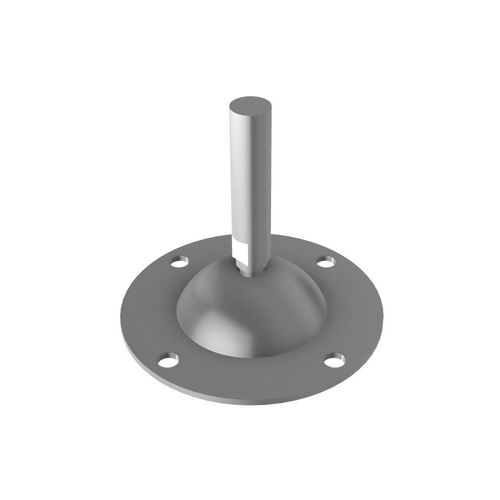 Piede di macchina - J4100 - trimat srl - in acciaio galvanizzato / snodabile / filettato