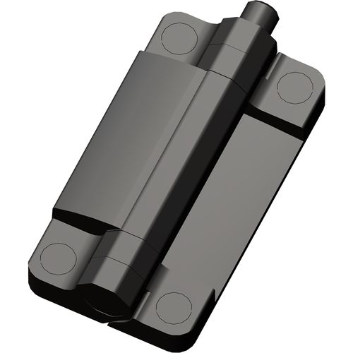 Cerniera a perno - N2198 - trimat srl - in tecnopolimero / avvitabile / in nylon nero