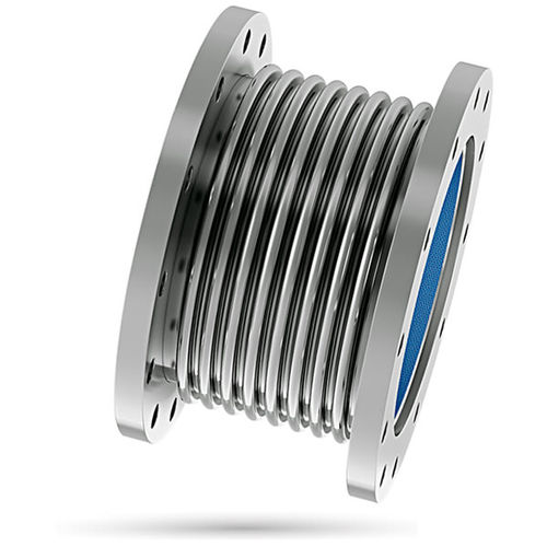 Compensatore di dilatazione in metallo - BM-SI - BIKAR - rotondo / con flangia / assiale