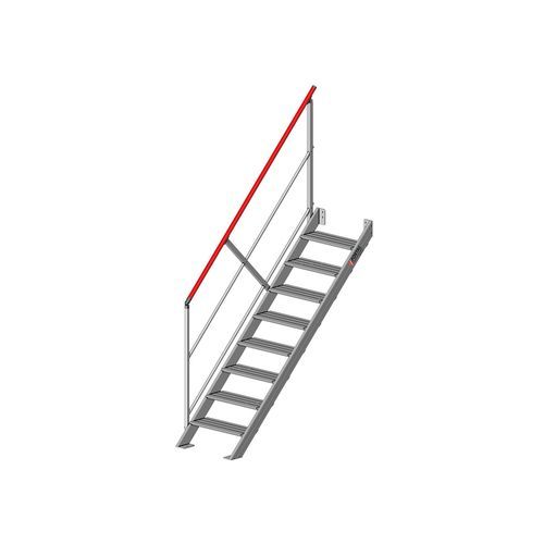 Scala dritta - F81145 series - FORTAL - in alluminio