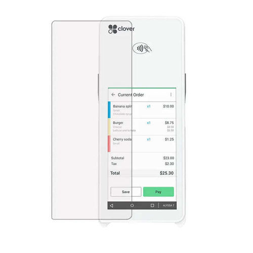 Vetro di protezione in vetro - Clover Flex 2 - C403 - AgozTech LLC - polimerico / per l'industria alimentare e delle bevande / per display