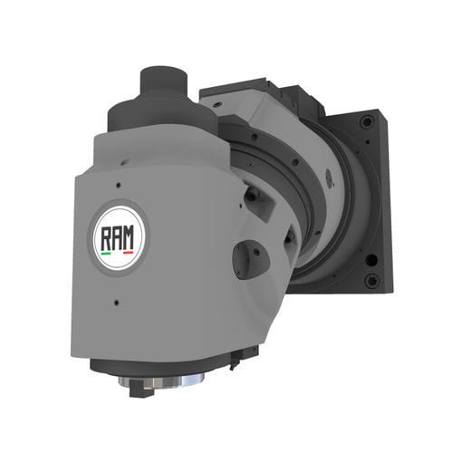 Testa di fresatura 2 assi - TBR - Ram srl - birotativa / CNC / angolare