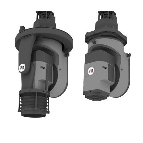 Testa di fresatura 2 assi - L - Ram srl - 5 assi / monoassiale / birotativa