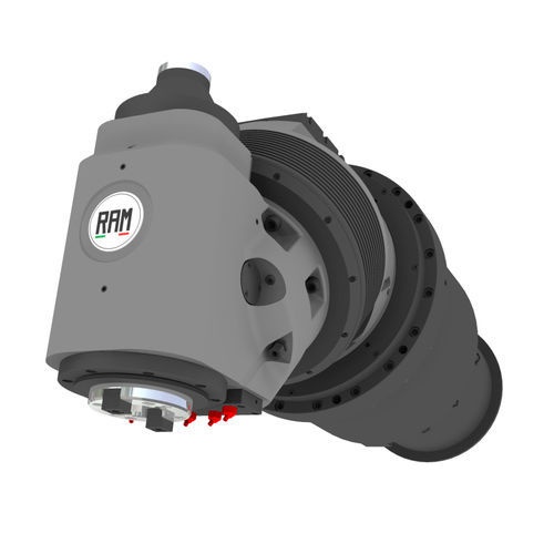 Testa di fresatura universale - TBR75C.hs - Ram srl - 2 assi / continua