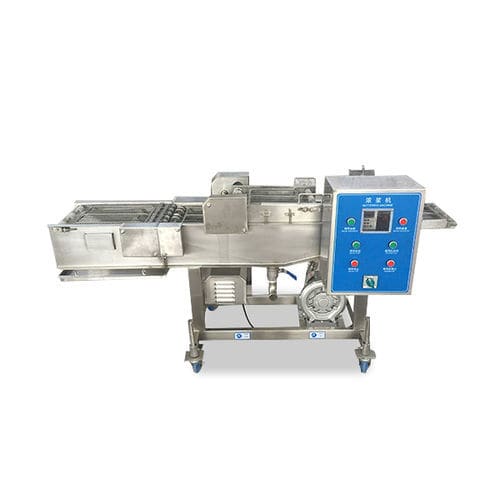 Pastellatrice-impanatrice automatica - NJJ-300 - Bokang Machinery - per carne / per verdure