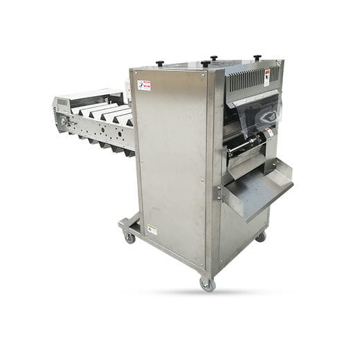 Affettatrice per pesce - Bokang Machinery - automatica / in acciaio inossidabile / orizzontale