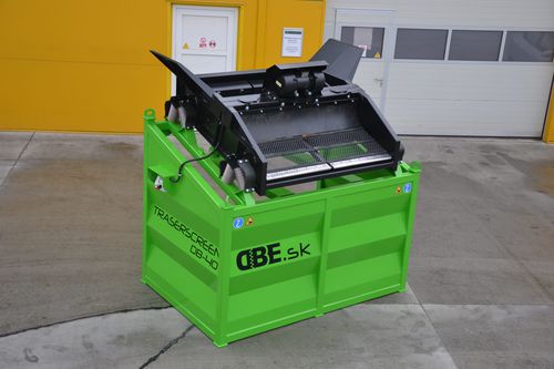 Vaglio per cantiere di costruzione - DB-40 - dbe.sk - mobile / a vibrazione / per prodotti sfusi
