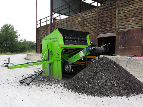 Vaglio mobile - DB-100 - dbe.sk - a vibrazione / per prodotti sfusi / a rete doppia