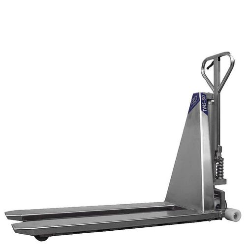 Transpallet a forbice - BADA TMS-80 - BADA MATERIAL HANDLING - manuale / a timone con guida da terra / da trasporto
