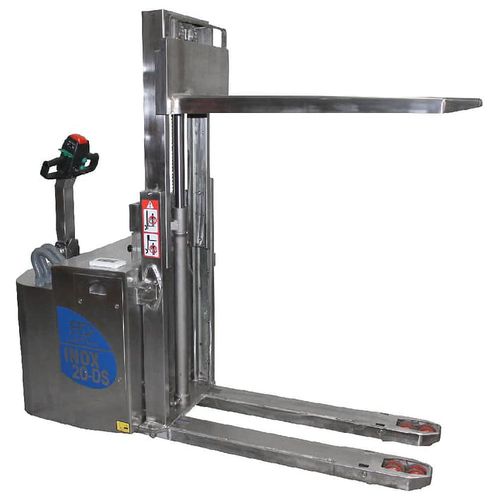 Transpallet elettrico - BADA 20-DS - BADA MATERIAL HANDLING - a timone con guida da terra / 12 V / per magazzino