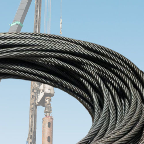 Cavo metallico per miniere - C.F.WIREROPE, LTD - da foratura / per campi petroliferi e giacimenti di gas / in acciaio
