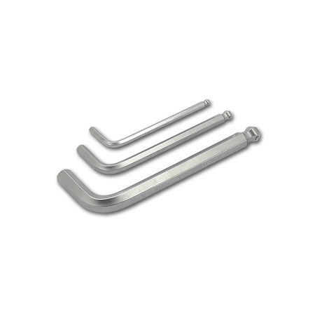 Chiave a brugola in cromo - AZK series - Asahi Metal Industry Co.,Ltd - con estremità sferica