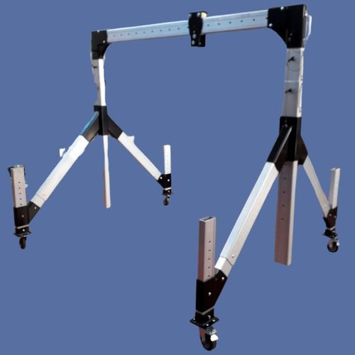 Gru a cavalletto mobile - DSW SOLUTIONS - per opere di ingegneria civile / in alluminio / leggera