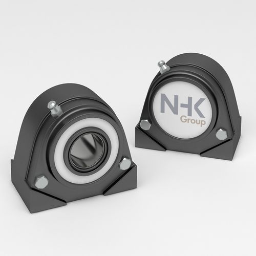 Bronzina con flangia - IP67 PA204 CC	 - NHK Group ApS - auto-allineante / sferica / in acciaio inossidabile
