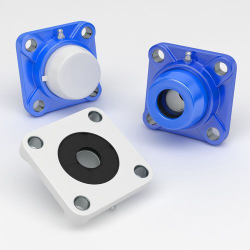 Bronzina con flangia - FPL series - NHK Group ApS - a sfere / in plastica / in acciaio inossidabile