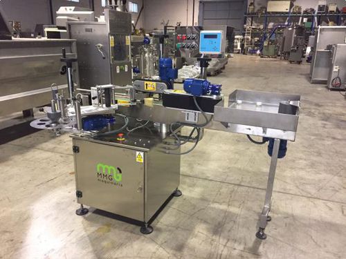Macchina di etichettatura automatica - MMG-140 - Mmg Maquinaria - per bottiglie / per etichette adesive