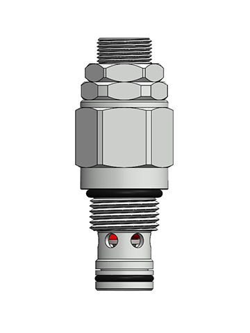 Valvola di scarico compatta - HRV09-P0 - Hydrabase - ad avvitamento / idraulica / standard