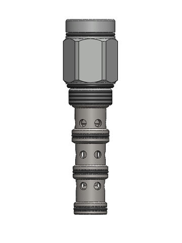 Distributore idraulico a cassetto - PD16-2340-35 - Hydrabase - a comando assistito / a 3 vie / compatto