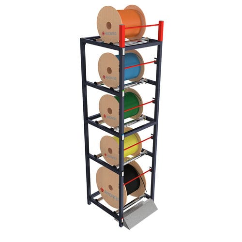 Scaffalatura per torrette - DRUMBull 80201 - AIXONTEC - da officina / di commercio / con ripiani