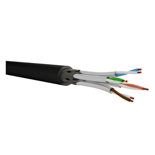 Cavo elettrico di dati - 10227.BK - AIXONTEC - audio/video / resistente agli UV / blindato